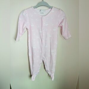 Kissy Kissy White Moons Footie size 3-6M